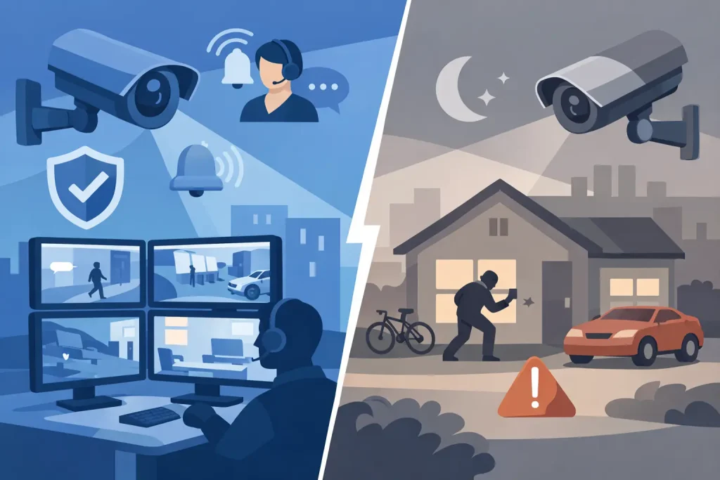 Monitored CCTV vs Unmonitored CCTV
