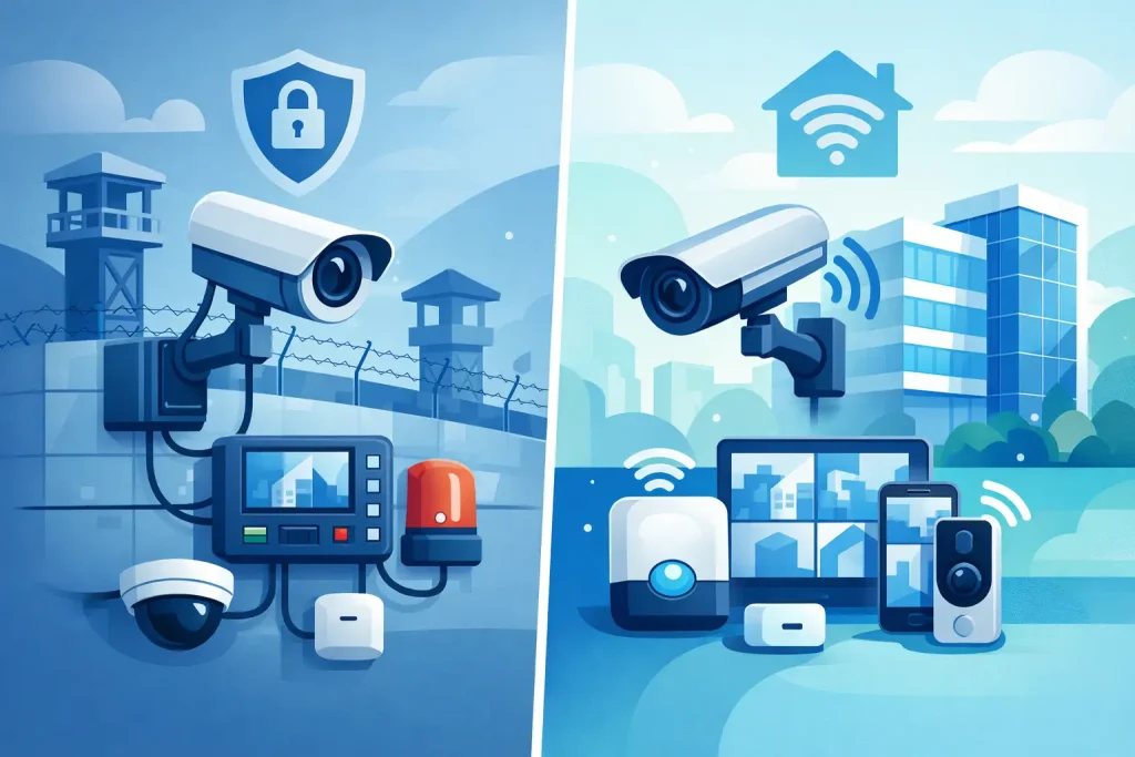 Wired vs Wireless Site Security