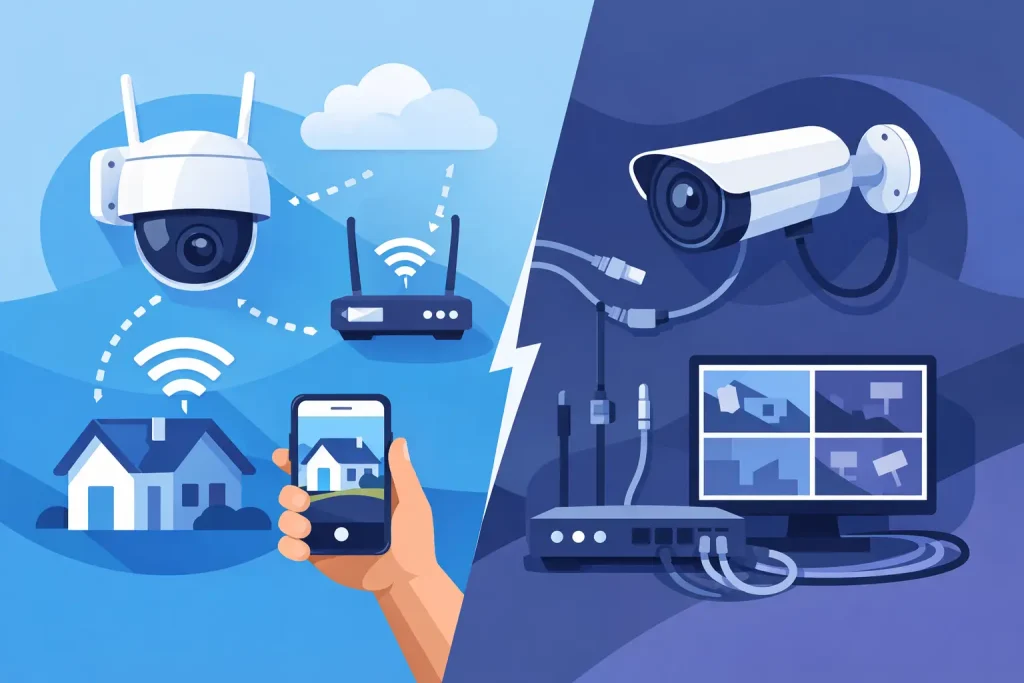 Wireless CCTV vs Wired Systems