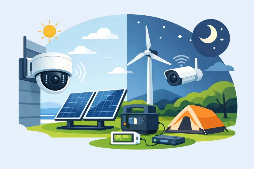 Can Wireless CCTV Work Without Mains Power?