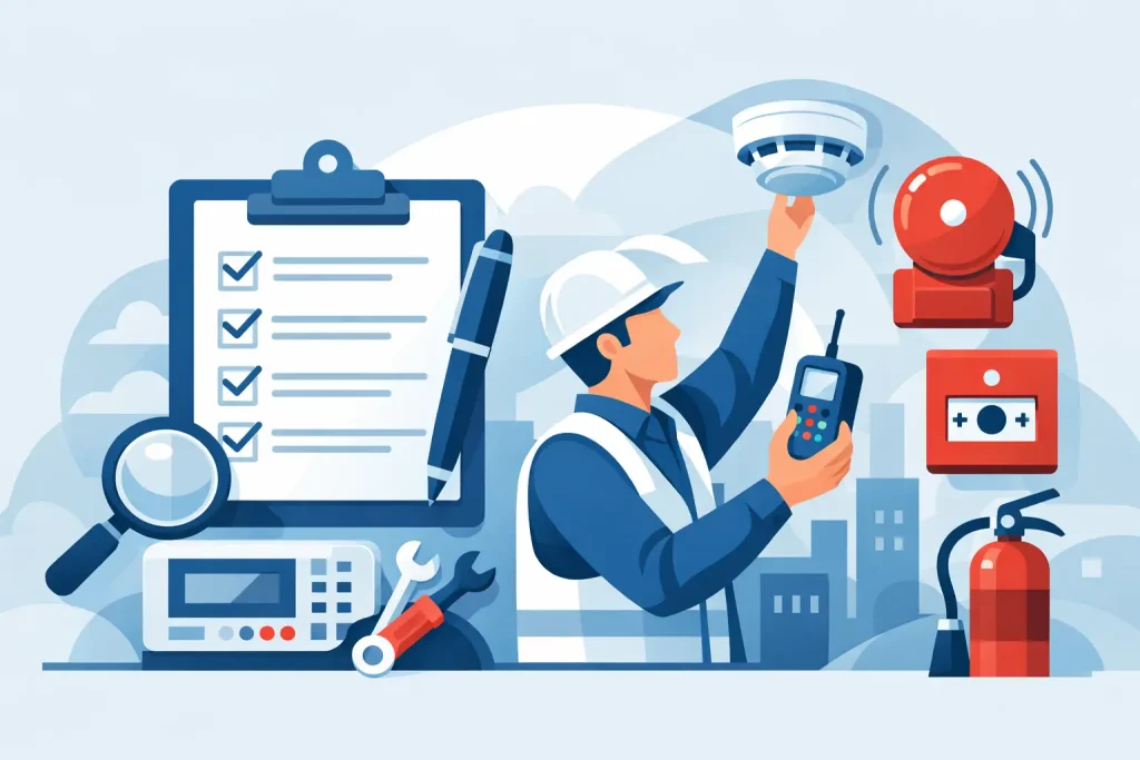 Fire Alarm Maintenance Checklist for UK Sites